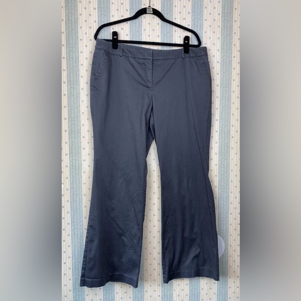 New York and Company Women’s 16 Pants Stretch Slate Grey